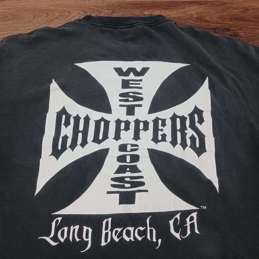 Vintage Jesse Who? West Coast Choppers T Shirt 3XL Long Beach CA Motorcycles Y2K